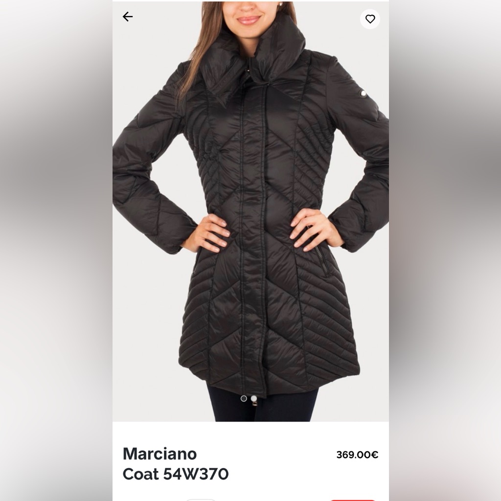 Marciano By Guess Down Filled Quilted Puffer Coat